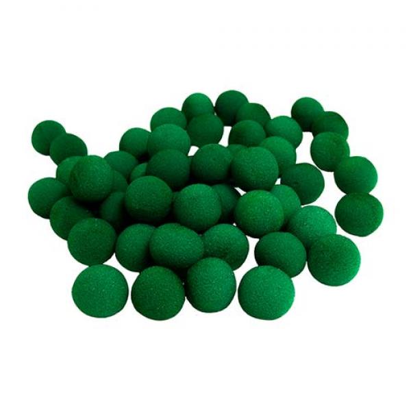 1.5 inch Super Soft Sponge Balls (Green) Bag of 50...