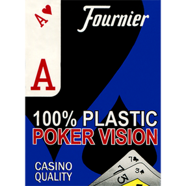 Fournier Plastic Playing Cards Large Pips (Blu)