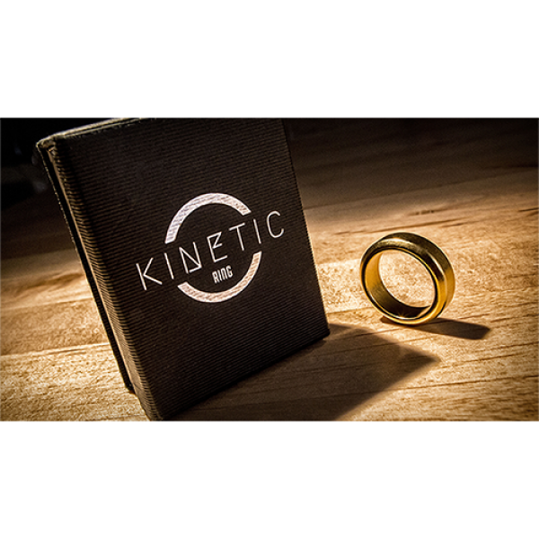 Kinetic PK Ring (Gold) Beveled size 11 by Jim Trainer
