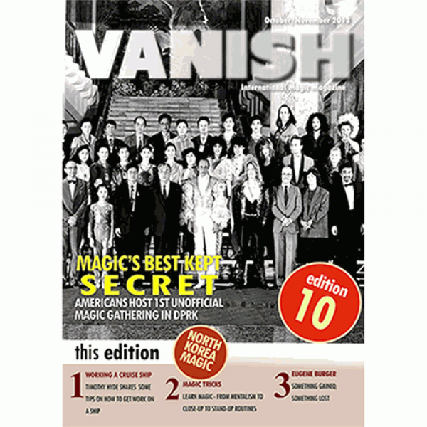 VANISH Magazine October/November 2013 - Hal Myers North Korea Visit eBook DOWNLOAD