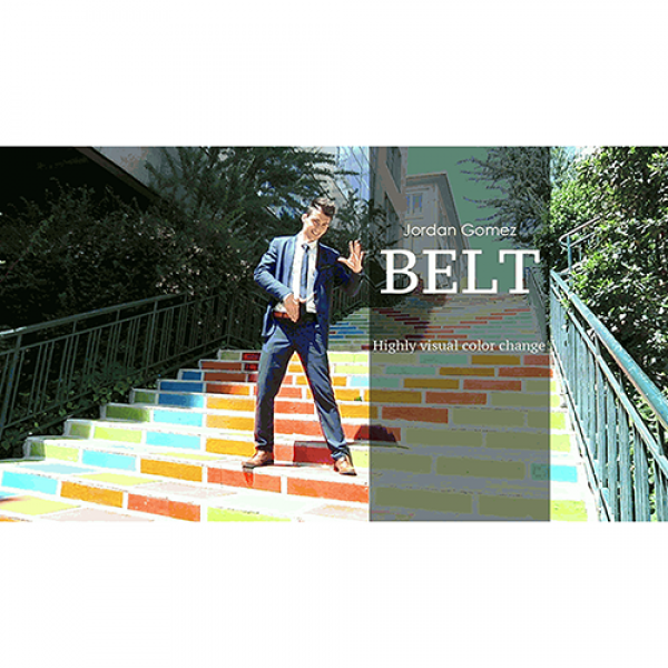 BELT (White) by Jordan Gomez - Video and Gimmick