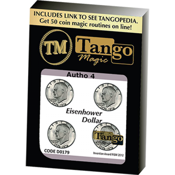 Autho 4 Eisenhower Dollar (Gimmicks and Online Instructions) by Tango