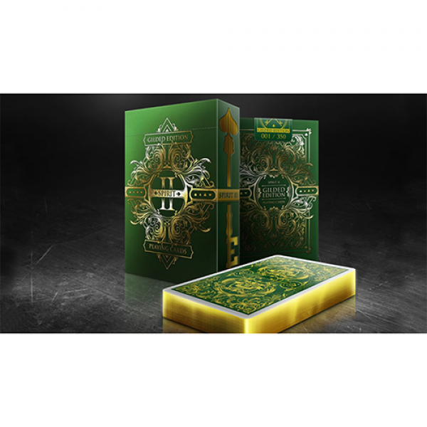 Spirit II Green (Gilded Edition) Playing Cards