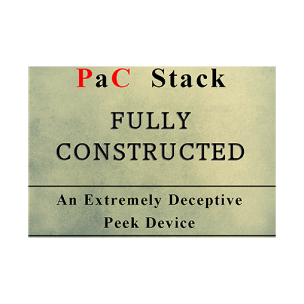 PaC Stack: Fully Constructed (Gimmicks and Online Instructions) by Paul Carnazzo