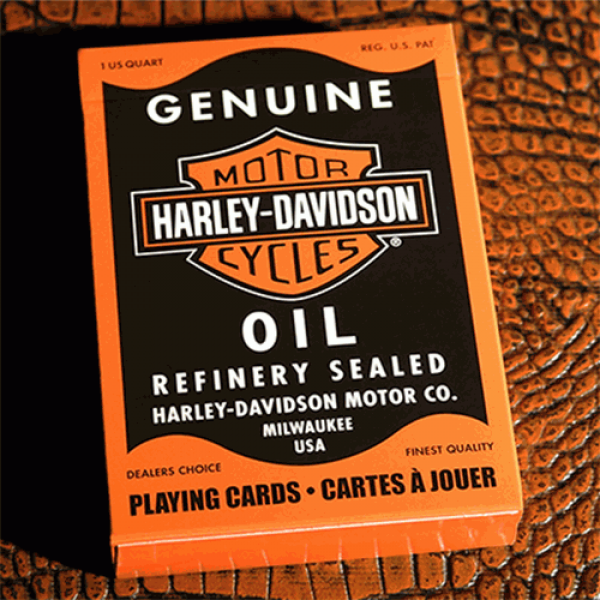 Harley Davidson Oil Playing Cards By USPCC