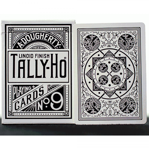 White Tally Ho (Fan Back) Playing Cards
