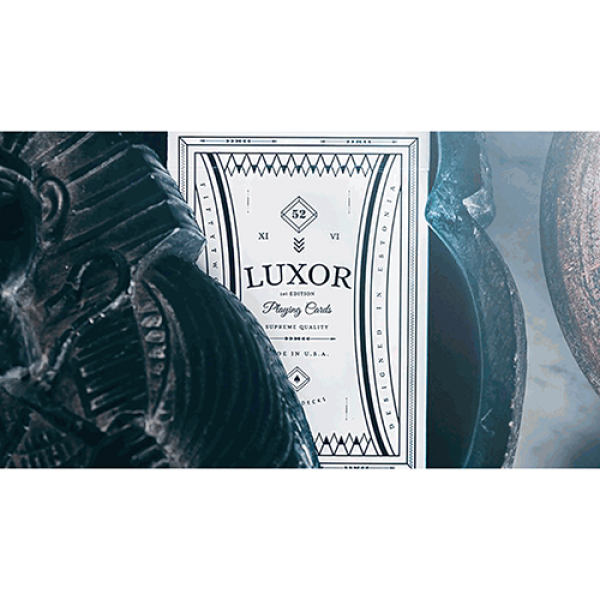 Limited Edition White Luxor Playing Cards by Tooma...