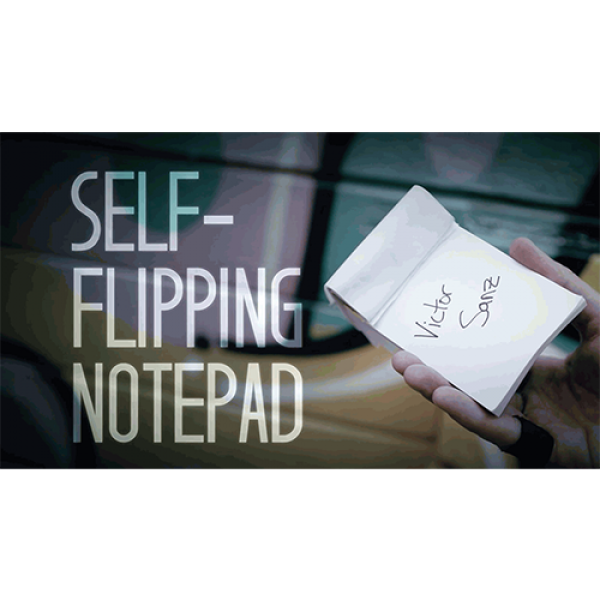 Self-Flipping Notepad (DVD and Gimmick) by Victor Sanz - DVD