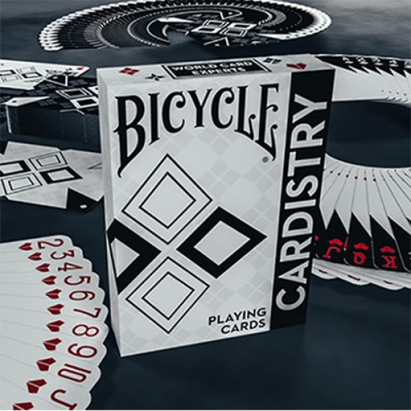 Bicycle Cardistry Black and White Playing Cards by...