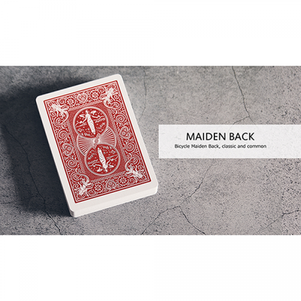 Bicycle Maiden Marked Playing Cards (Red)