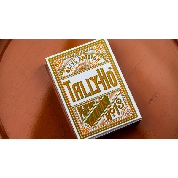 Olive Tally Ho Playing Cards by Jackson Robinson