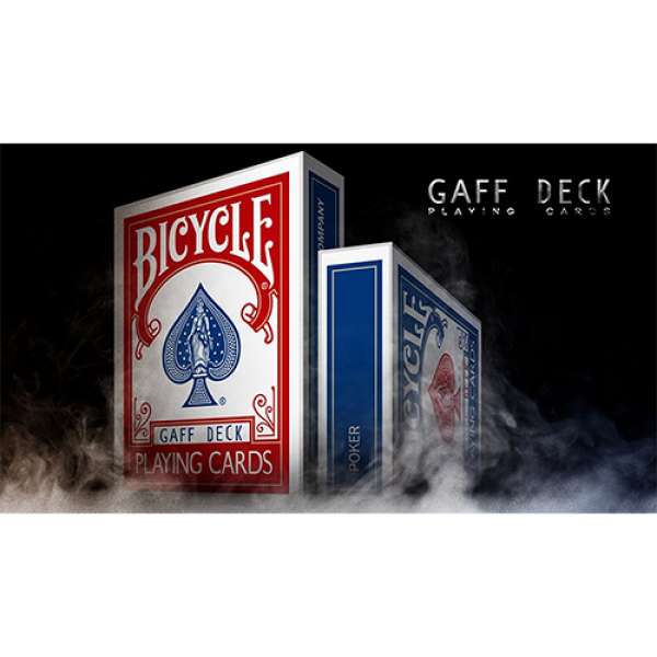 Bicycle Gaff Rider Back (Red) Playing Cards by Bocopo