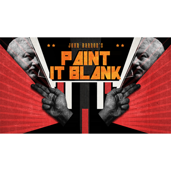 John Bannon's PAINT IT BLANK (Gimmicks and DVD) - DVD