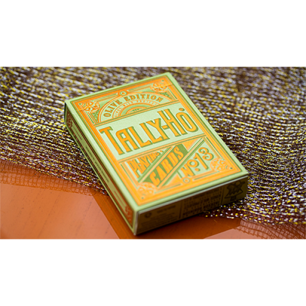 Limited Edition Olive Tally Ho Playing Cards by Ja...