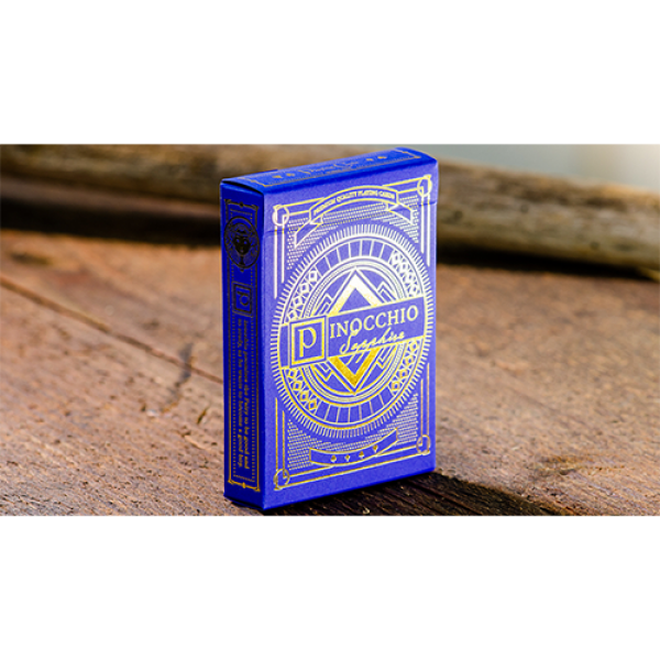 Pinocchio Sapphire Playing Cards (Blue) by Elettra...