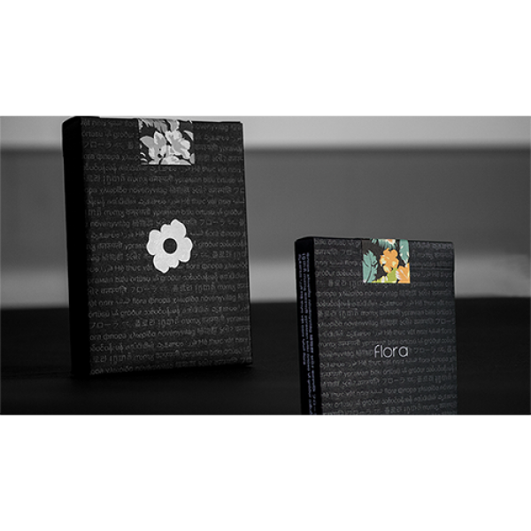 Limited Edition Black Flora Playing Cards by Paul Robaia