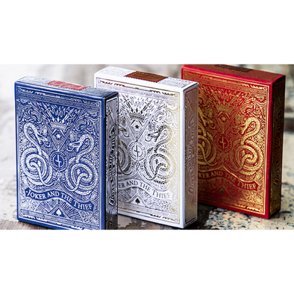 White Gold Edition Playing Cards by Joker and the ...