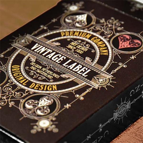 Vintage Label Playing Cards (Private Reserve White) by Craig Maidment