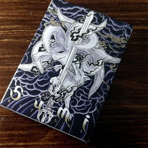 Sumi Kitsune Myth Maker (Blue) Playing Cards by Ca...