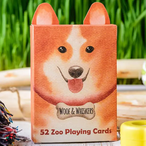 Zoo 52 (Woof Whiskers) Playing Cards by Elephant P...