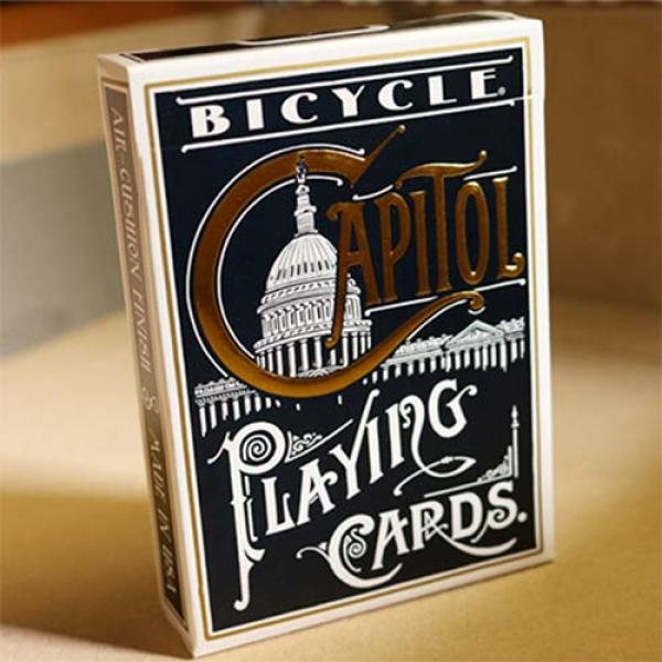Bicycle Capitol (BLACK) Playing Cards by US Playing Card