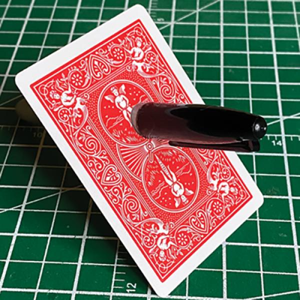 Sharpie Thru Card (Bicycle Red) by The Hanrahan Ga...