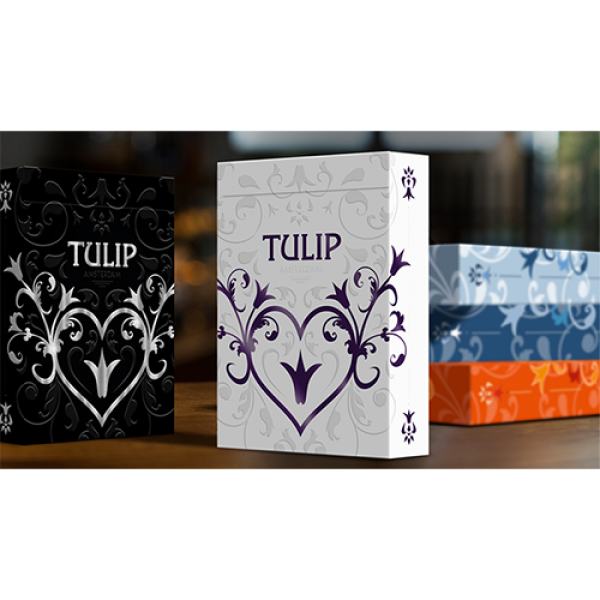 Purple Tulip Playing Cards Dutch Card House Compan...