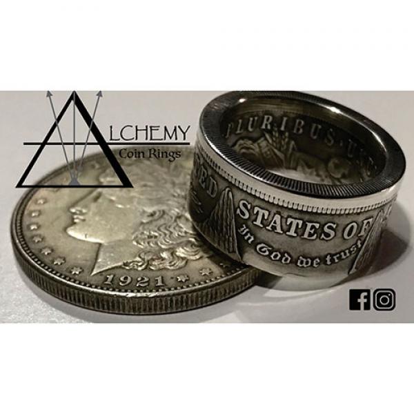 Kennedy Half Dollar Ring (Size: 9.5) by Alchemy Coin Rings