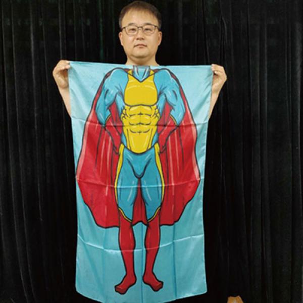 Character Silk (Super Boy) 35 X 43  by JL Magic
