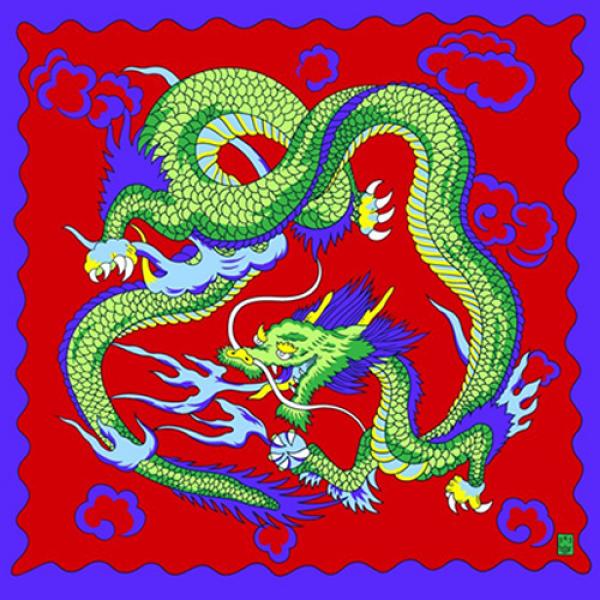 Rice Picture Silk 45 cm (Imperial Dragon) by Silk King Studios