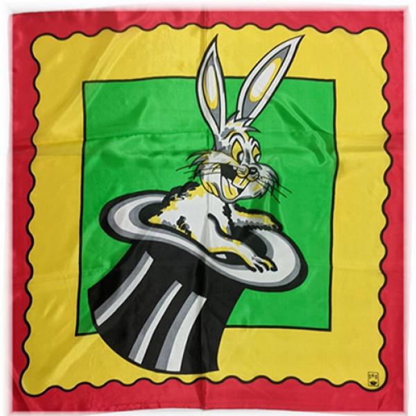 Rice Picture Silk 27" (Rabbit in Hat) by Silk...
