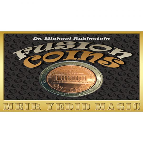 Fusion Coins Quarter (Gimmicks and Online Instructions) by Dr. Michael Rubinstein