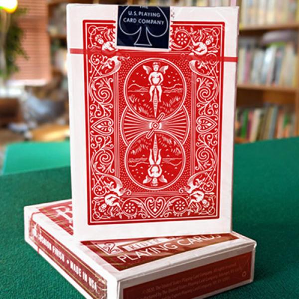Experts Thin Crushed Rider Back Back (Red) Playing Cards