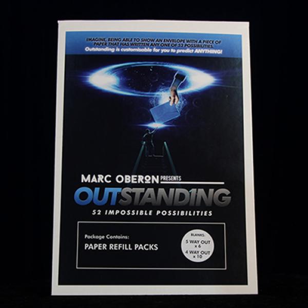 OUTSTANDING Refill Cards (Blank) by Marc Oberon