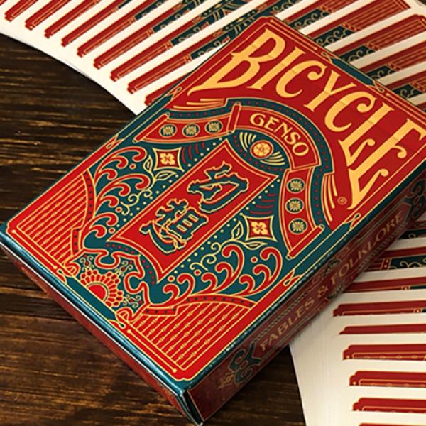 Bicycle Genso Green Playing Cards by Card Experime...