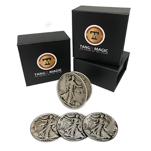 Replica Walking Liberty Expanded Shell plus 4 coins (Gimmicks and Online Instructions) by Tango