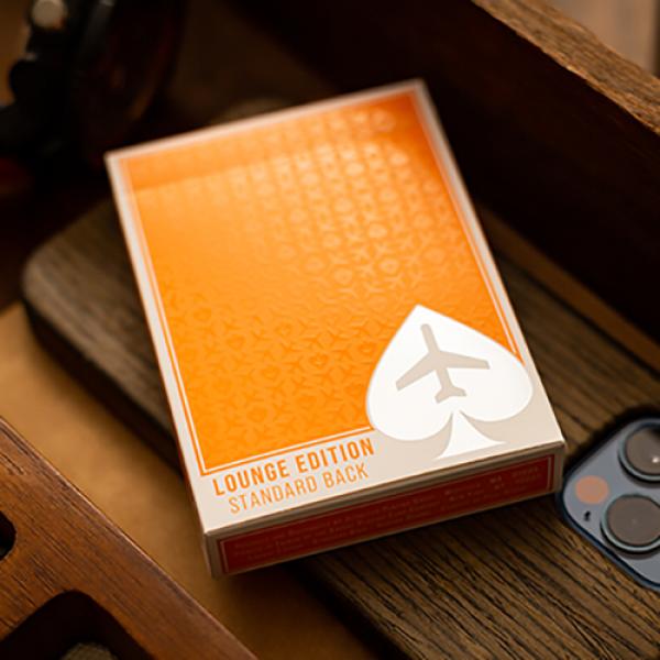 Lounge Edition in Hangar (Orange)  by Jetsetter Playing Cards