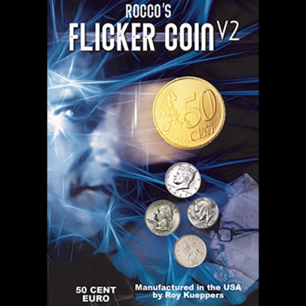 FLICKER COIN V2 (Euro 50 Cent) by Rocco