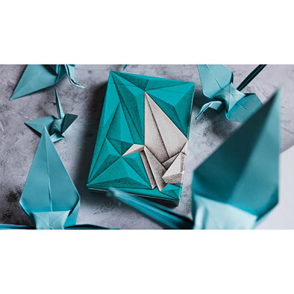 SOLOMAGIA 1000 Cranes Playing Cards by Riffle Shuffle 