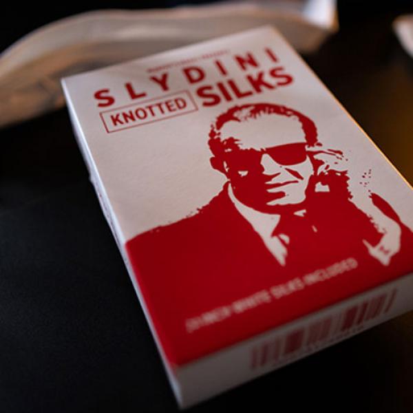 Slydini's Knotted Silks (White / 24 Inch)  by Slydini & Murphy's Magic