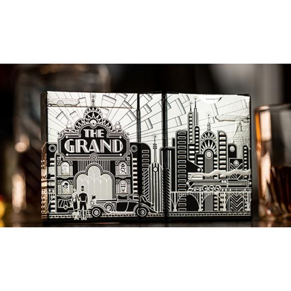 The Grand Silver Allure Playing Cards by Riffle Shuffle