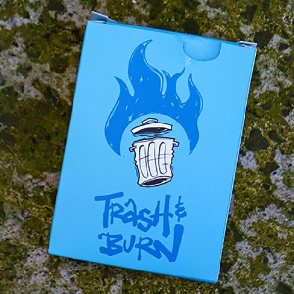 Trash & Burn (Blue) Playing Cards by Howlin' J...