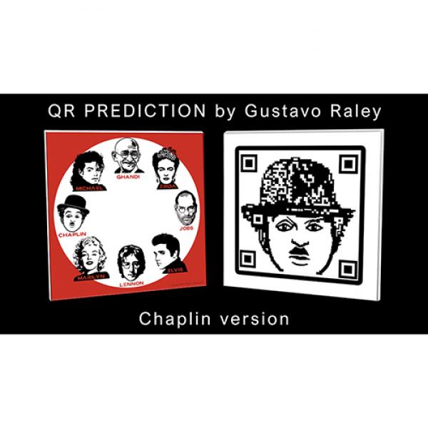 QR PREDICTION CHAPLIN (Gimmicks and Online Instructions) by Gustavo Raley