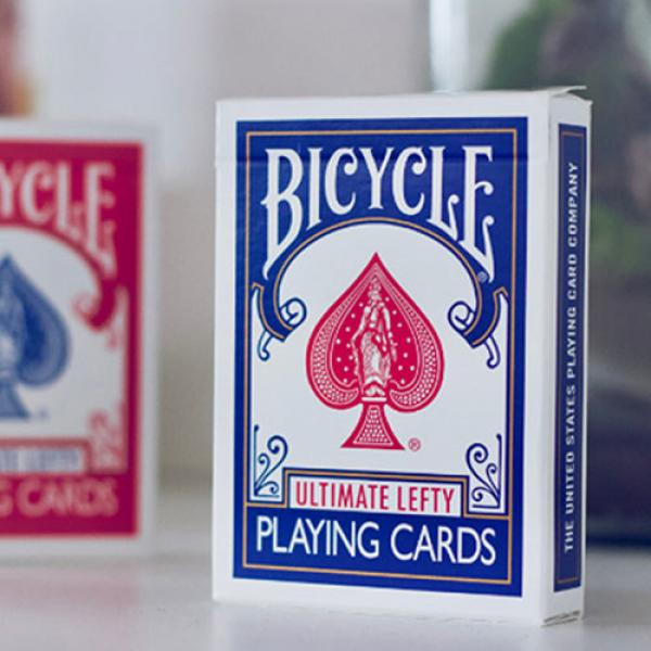 Bicycle Ultimate Lefty Deck Blue (Gimmicks and Online Instructions)