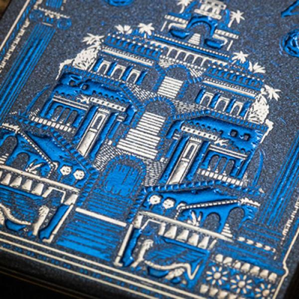 Babylon (Cerulean Blue) Playing Cards by Riffle Sh...
