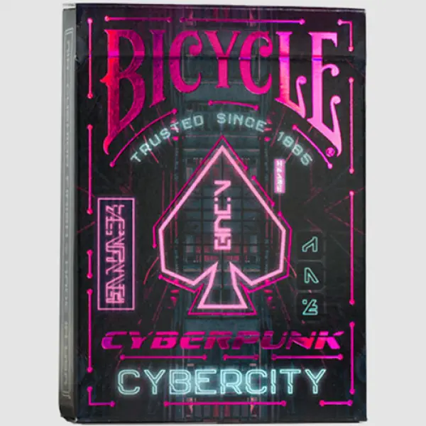 Bicycle Cyberpunk Cybercity Playing Cards by US Pl...