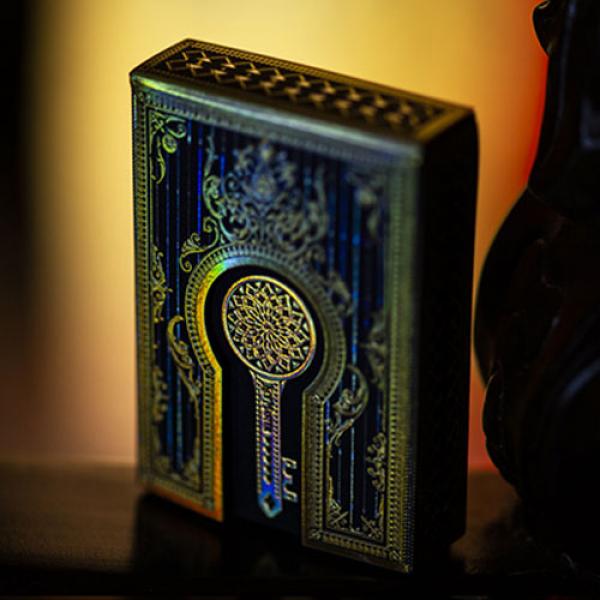Secrets of the Key Master (with Holographic Foil Drawer Box) Playing Cards by Handlordz