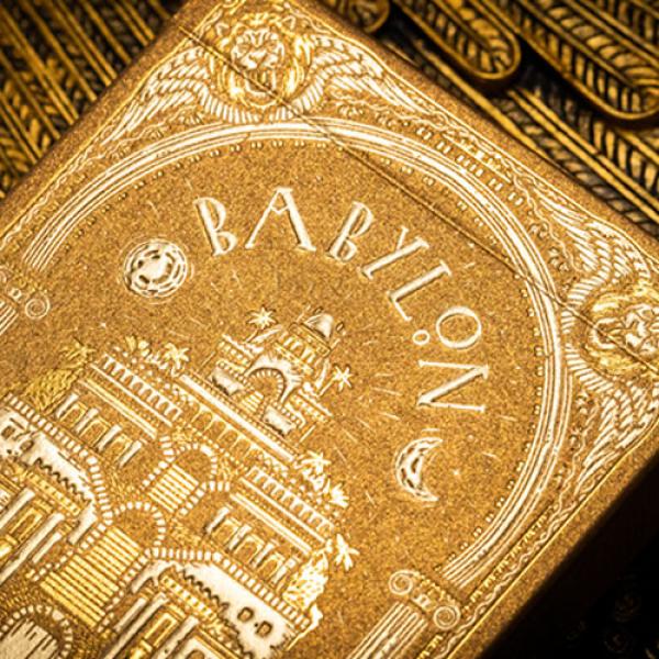 Babylon Golden Wonders Foiled Edition Playing Cards by Riffle Shuffle