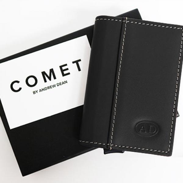 Comet Black Leather Red Shell (Gimmicks and Online Instruction) by Andrew Dean