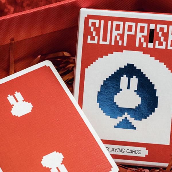 Surprise Deck V5 (Red) Playing cards by Bacon Play...
